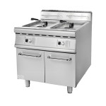 Gas 2-Tank Fryer With Cabinet