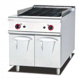 2 Burner Gas Grill LGP Commercial Gas Lava Rock Grill,Bbq Lava Rock Grill With Cabinet