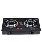 LG THICK TABLE TOP GLASS GAS COOKER WITH TWO HOBS