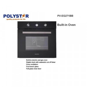 Polystar Electric And Gas Built- In Oven - Pv-eg271bb