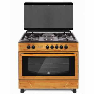 MAXI Gas Cooker 60*90 (4 + 2 ) WOOD