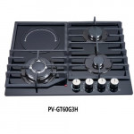 Polystar 3 Burners Gas Hob In-built Pv-gt60g3h