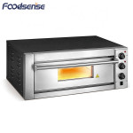 Commercial kitchen baking electric baking equipment 2 layers pizza oven industrial pizza oven