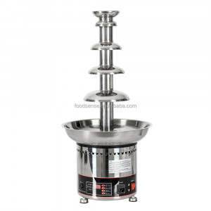 Commercial Stainless Steel Chocolate Fondue Fountain Chocolate Fountain Cheese Heated Melting Machine For Party Restaura