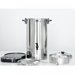 20L Commercial Grade Stainless Steel Percolator Coffee Maker Hot Water Boiler Urn for Catering