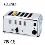 ETS-6 6 Pieces CE Bread Toaster Industrial Electric Bread Toaster