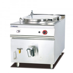 Large Capacity Stainless Steel Jacketed Soup Pot Kettle Commercial 100L Gas Tilting Braising Pan