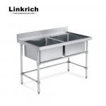 Rectangular Stainless Steel wash basin Restaurant Kitchen Evye