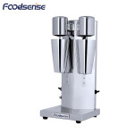 600W 2-Head Commercial Stainless Steel Milkshake Mixer,Milk Shaker Maker