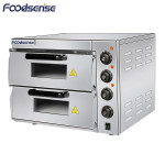 Commercial kitchen baking electric baking equipment 2 layers pizza oven industrial pizza oven