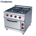 Stainless Steel Gas Cooking Range with 4 Burner and Griddle,Cooking Range Prices,Oven