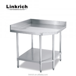 Best Quality Commercial Two Tiers Stainless Steel Kitchen Work Table