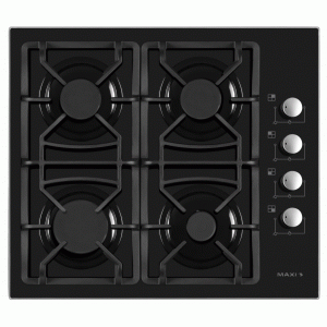 Maxi Table Top Gas Cooker 60*60 T-840 (4B) Black